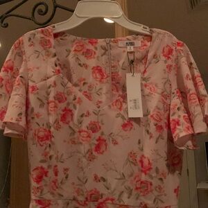 Floral lined dress